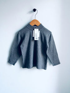 Zara | Grey Mock Neck Sweater (18-24M) | BNWT