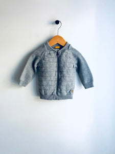 Zara | Zip Up Sweater Grey (9-12M)