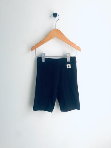 Zara | Black Ribbed Bike Shorts (5Y)