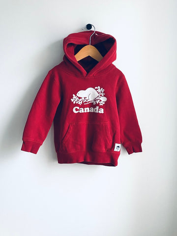 Roots | Red Canada Pullover Hoodie (4Y)
