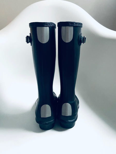 Hunter | Big Kids Original Rain Boots Black (Size 2 Youth)