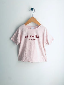 Zara | Et Voila L’amour T-Shirt (5Y)