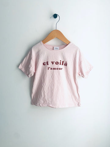 Zara | Et Voila L’amour T-Shirt (5Y)