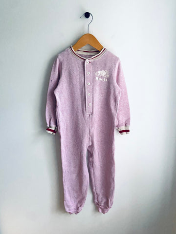Roots | Pink Waffle Long Johns (5Y)