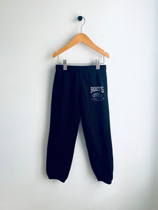 Roots | Black Logo Joggers (5Y)