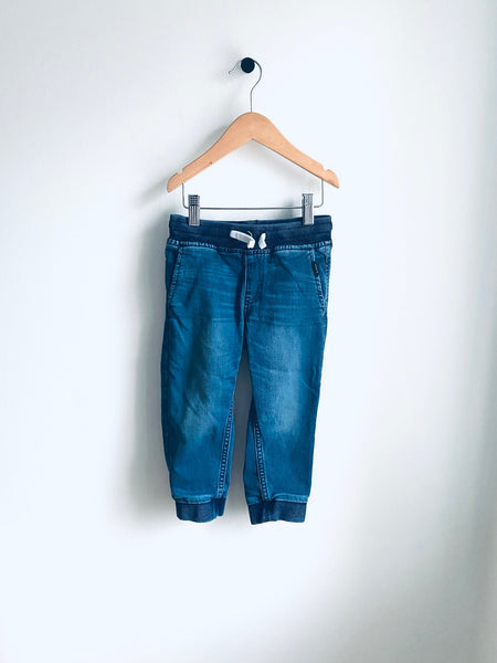 H&M  Medium Wash Denim Joggers (2-3Y) – rinse + repeat kids