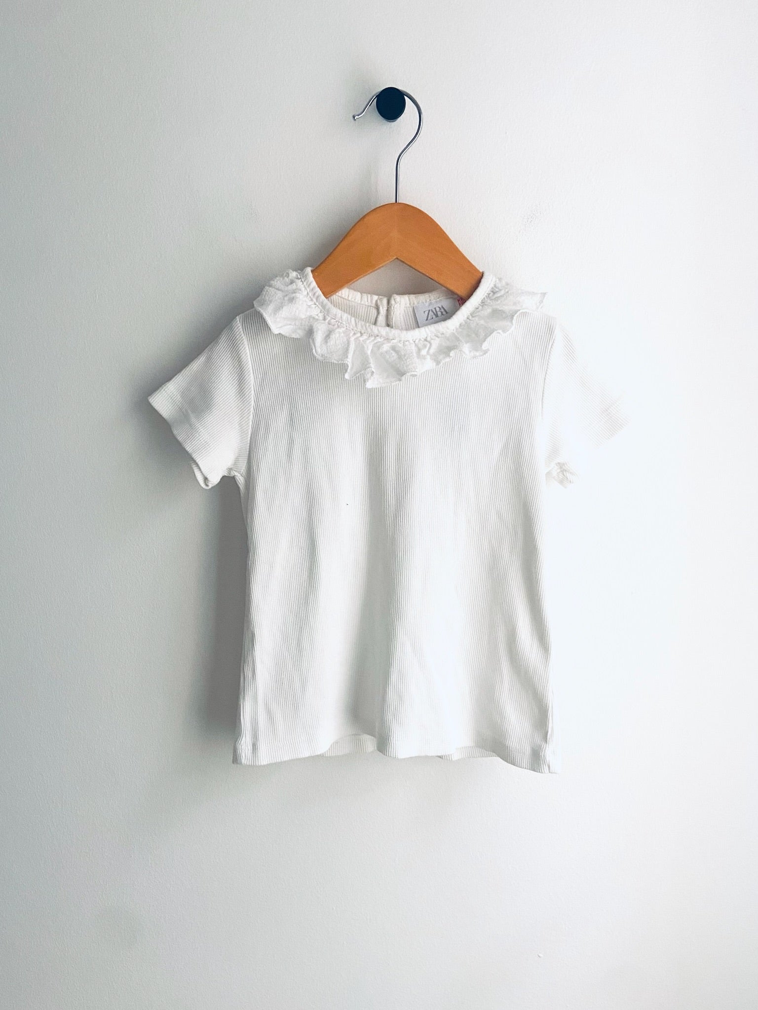 Zara | Short Sleeve Ribbed Blouse (3-4Y)