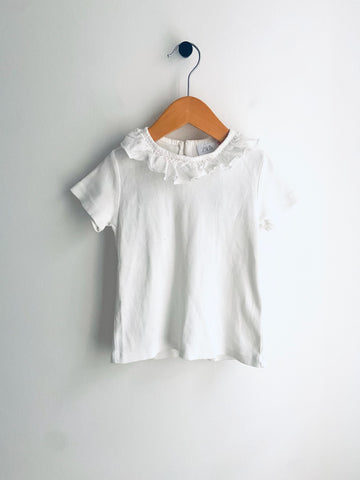 Zara | Short Sleeve Ribbed Blouse (3-4Y)