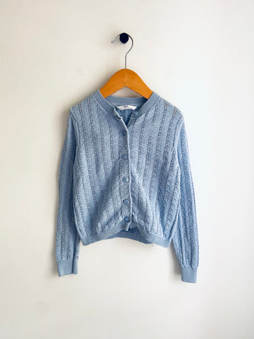 M&S | Baby Blue Knit Cardigan (5-6Y)