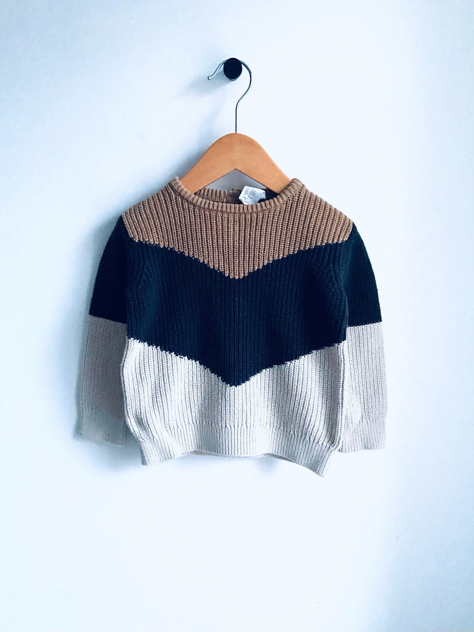 H&M | Chevron Knit Sweater (12-18M)