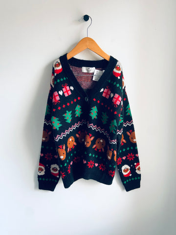 H&M | Christmas Santa Holiday Cardigan (8-10Y) | BNWT