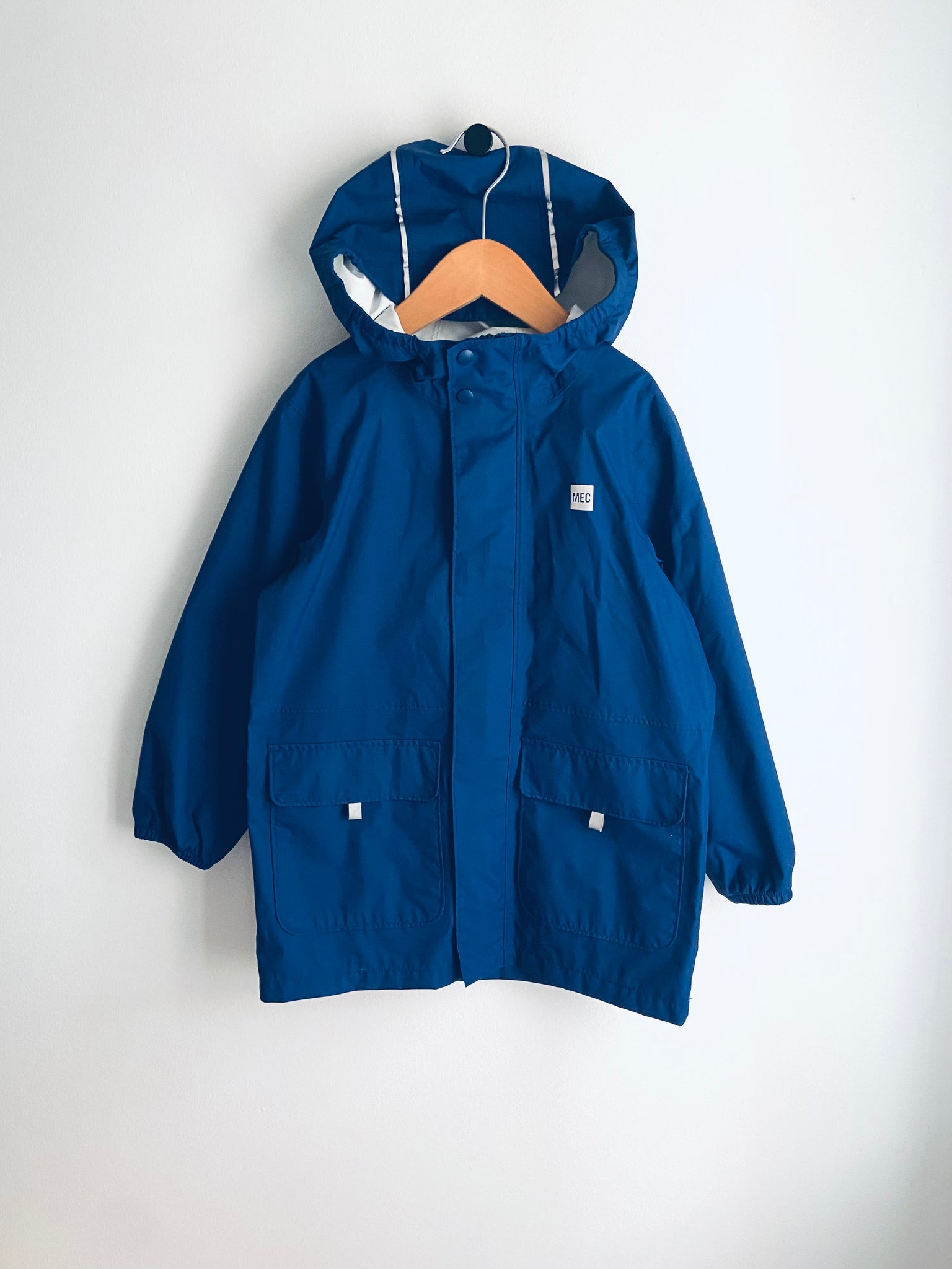 MEC | Blue Heritage Reflective Rain Jacket (5Y)