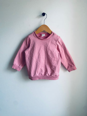 H&M | Pink Long Sleeve Tee (18-24M)