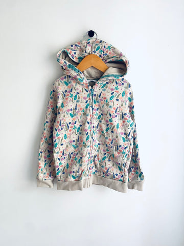 M&S | Floral Zip Up Hoodie (5-6Y)