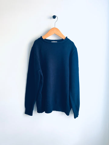 Crewcuts | Navy Knit Roll Neck Sweater (8-9Y)