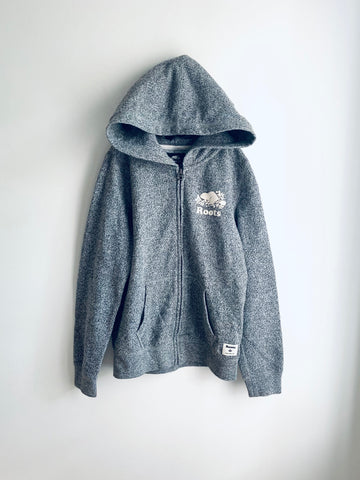 Roots | Salt & Pepper Zip Up Hoodie (9-10Y)