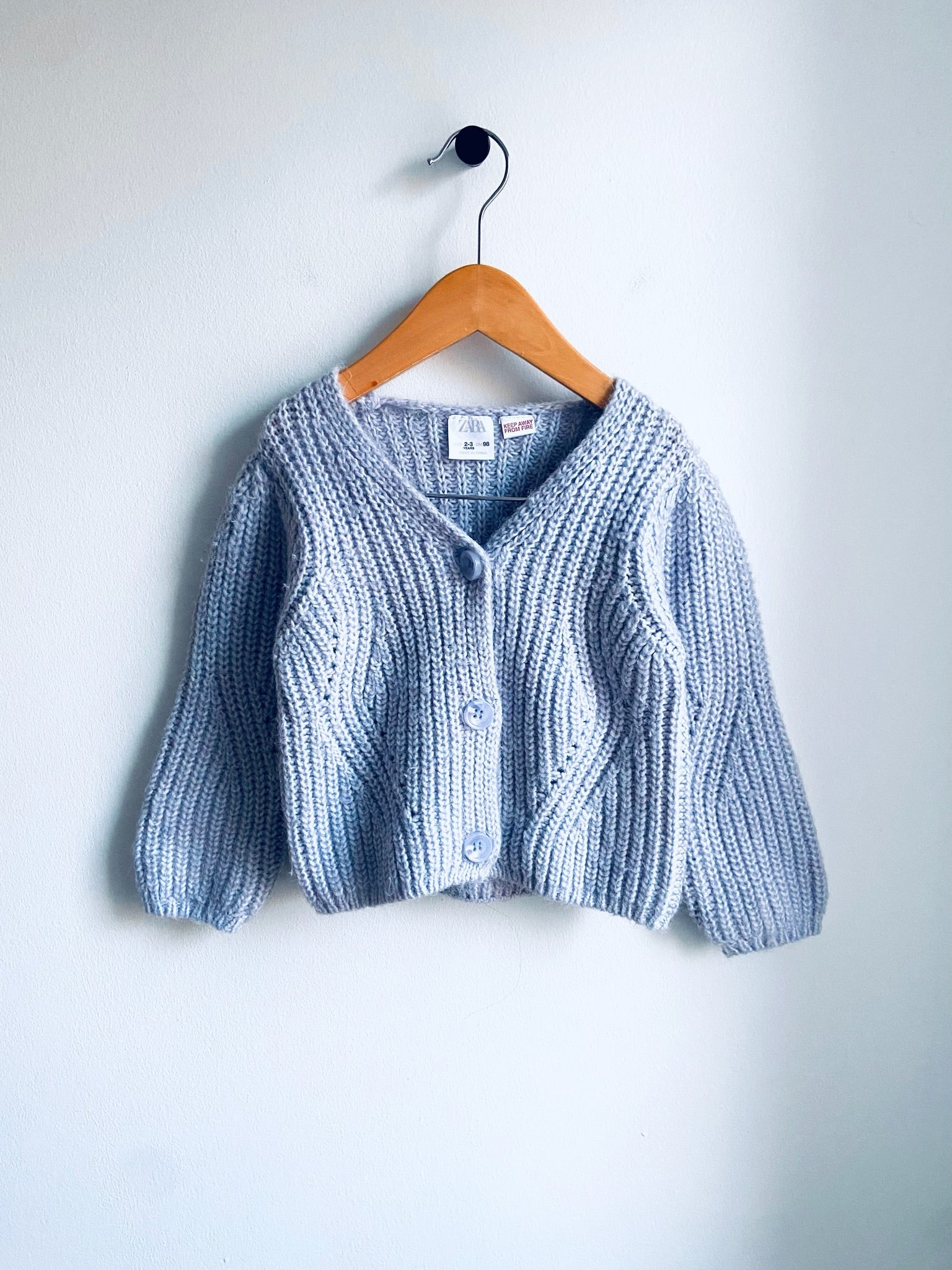 Zara | Grey Knit Cardigan (2-3Y)