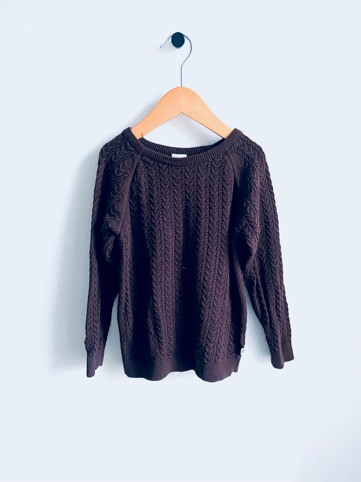 Musli | Brown Cable Knit Sweater (5Y)