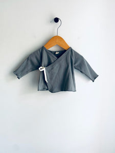 Quincy Mae | Grey Kimono Top (NB)