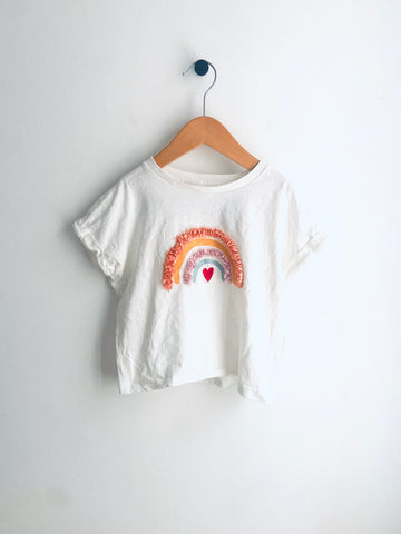 Monoprix | Organic Cotton Rainbow T-Shirt (5Y)
