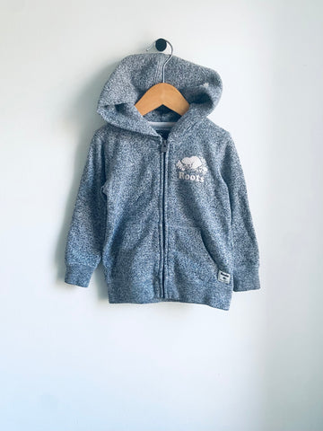 Roots | Salt & Pepper Zip Up Hoodie (3Y)