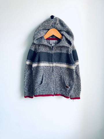 Roots | Cabin Collection Zip Up Hoodie (5Y)