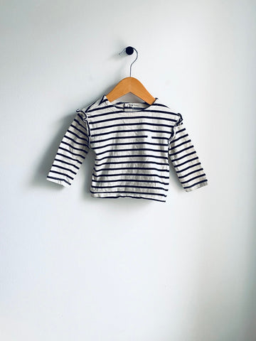 Gap | Organic Cotton Striped Long Sleeve T-Shirt (12-18M)