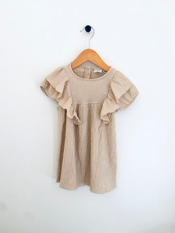 Zara | Flutter Sleeve Dress (2-3Y)