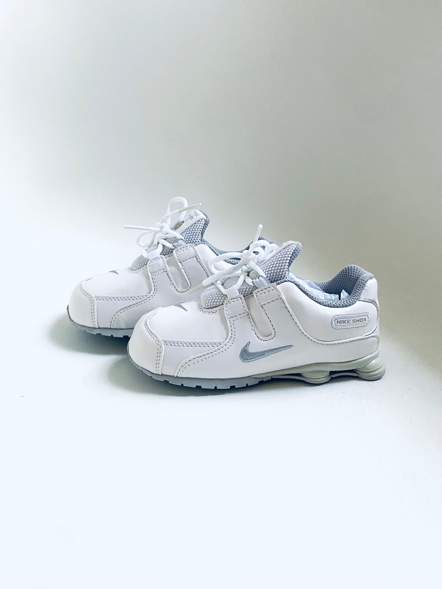 Nike | Shox White Croc Sneakers (Size 10 Child)