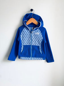 The North Face | Blue Polka Dot Fleece Full Zip (3Y)