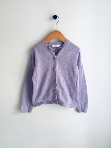 M&S | Purple Knit Cardigan (5-6Y)