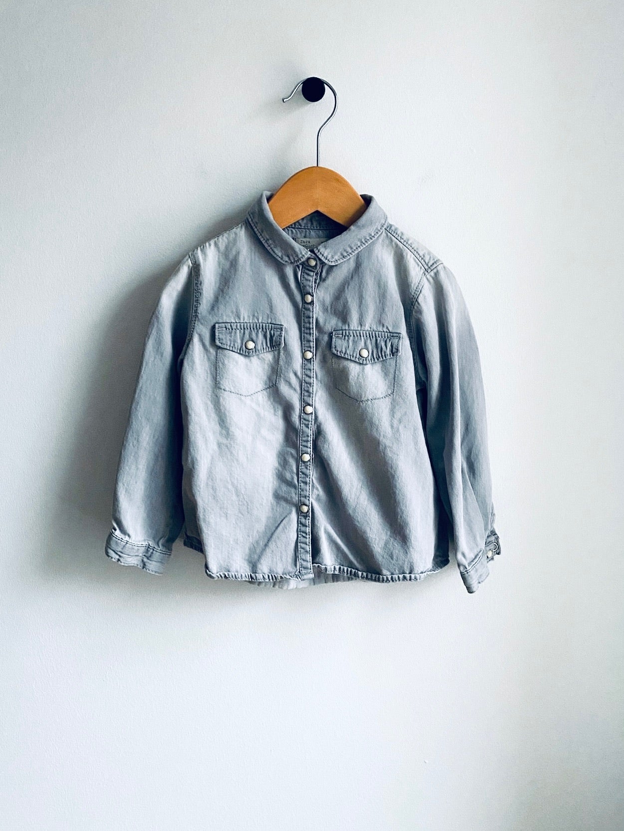 Zara | Light Grey Button Up Shirt (2-3Y)