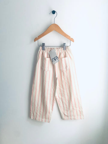Zara | Stripe Pull On Pants (4-5Y) | BNWT