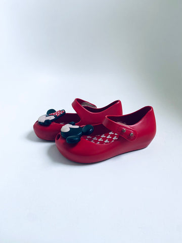 Mini Melissa | Mickey and Minnie Mouse Mary Jane (Size 7 Toddler)