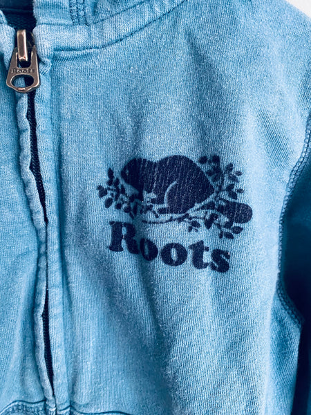 Roots | Ocean Blue Full Zip Hoodie (3Y)