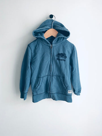 Roots | Ocean Blue Full Zip Hoodie (3Y)