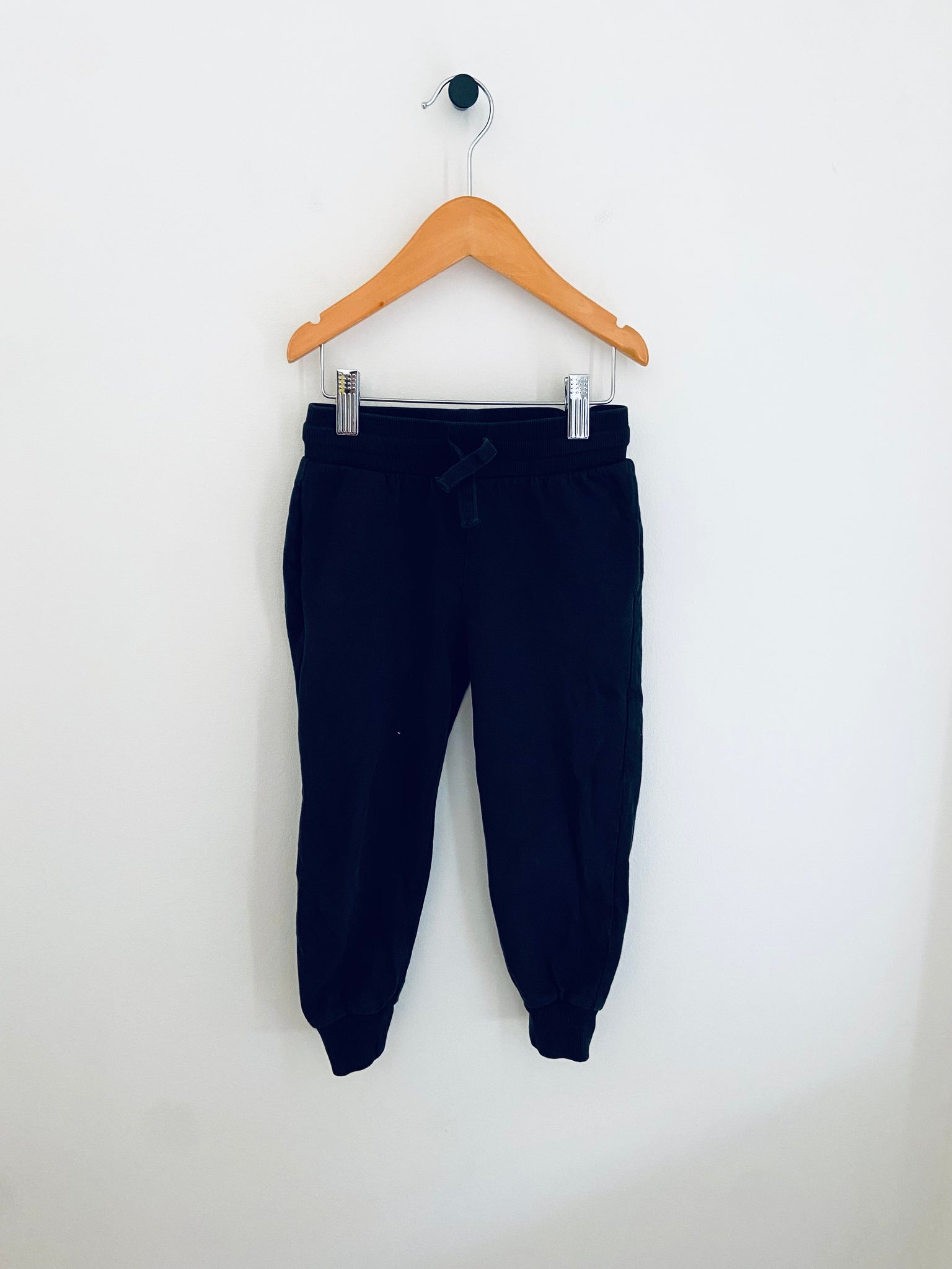 H&M | Black Drawstring Joggers (4-5Y)