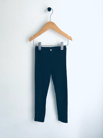 Zara | Black Ribbed Tights (3-4Y)