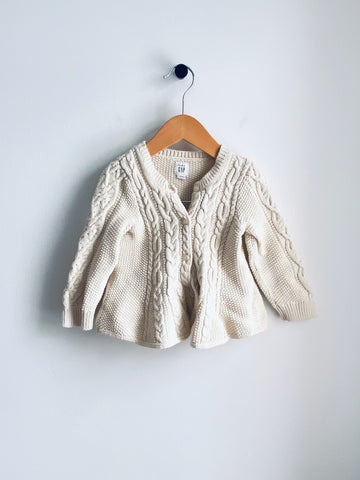 Gap | Cream Knit Cardigan (12-18M)