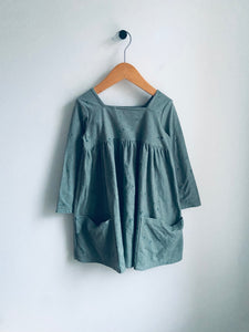 Vignette | Forest Green Smocked Tunic (4Y)