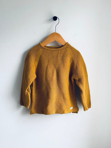 Zara | Mustard Knit Sweater (3-4Y)