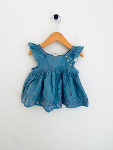 Gap | Chambray Sleeveless Dress (18-24M)