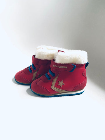 Converse | Lined High Top Boots (Size 7 Child)