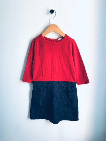 Crewcuts | Colour Block Long Sleeve Dress (5Y)
