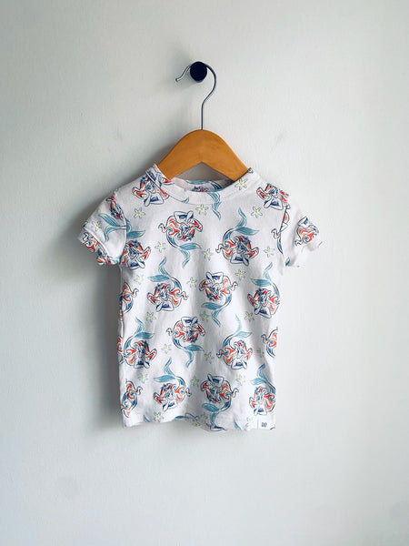 Gap | Little Mermaid 2 Piece Organic Cotton Pajamas Set (2Y)