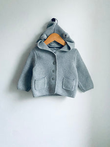 Gap | Button Up Hooded Knit Cardigan (12-18M)