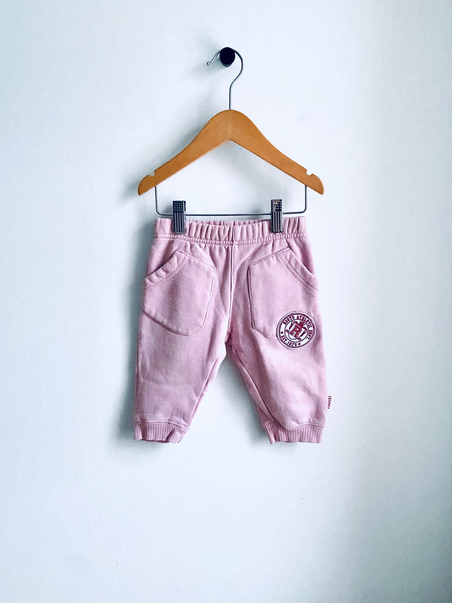 Roots | Pink Sweatpants (6-12M)