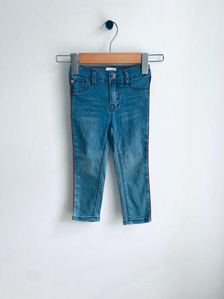 Hudson | Slim Fit Jeans With Red Piping (2Y)