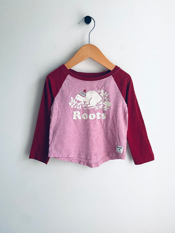 Roots | Logo Long Sleeve Top (2Y)
