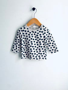 H&M | Polka Dots Long Sleeve Top (6-9M)